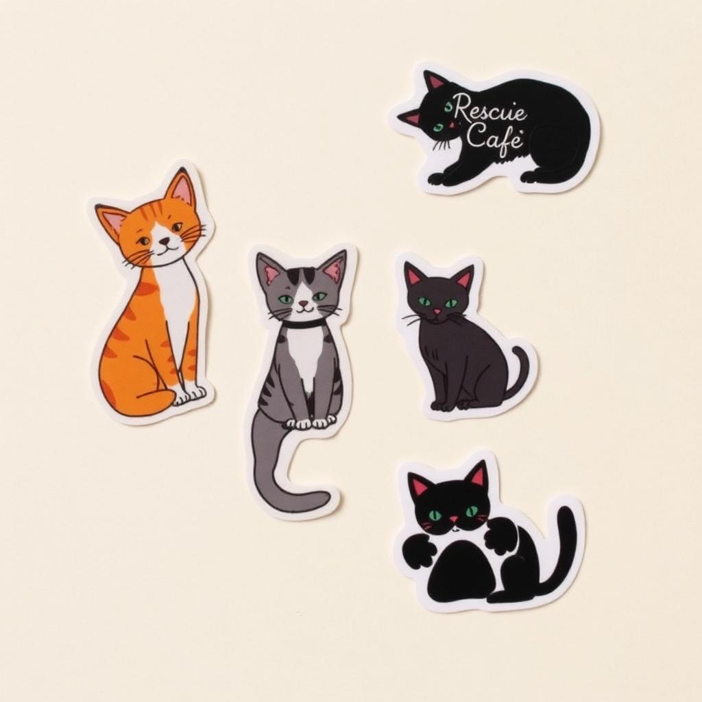 Rescue Cats Sticker Pack