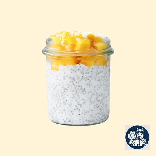Coconut Mango Chia Seed Pudding